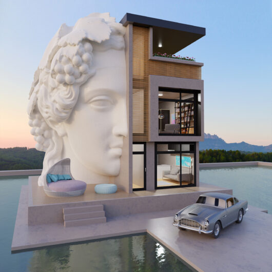 Statue house