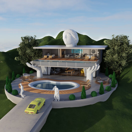 Statue house