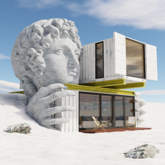 Snowbound containers low